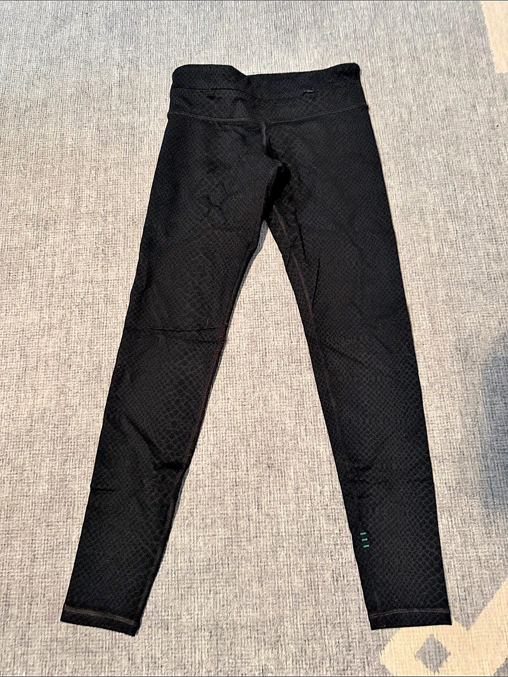 Nancy Rose Performance Plank Pant Python Print Black Leggings